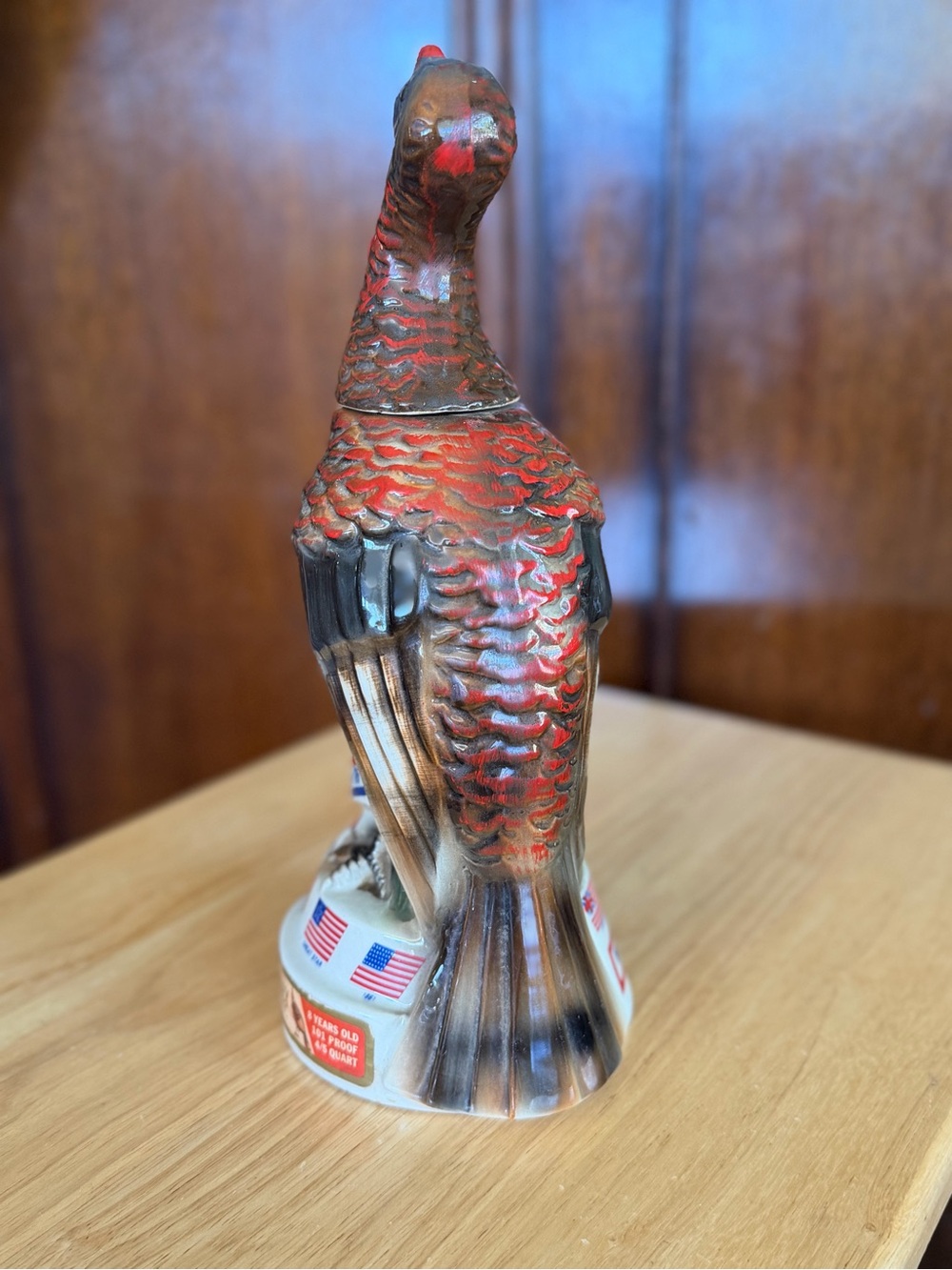 RARE Vintage Collectible Wild Turkey Centennial Spirit of '76 Ceramic Decanter - Picture 4 of 10